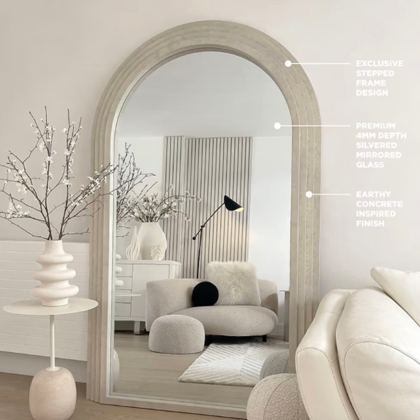 Elegant Home Décor Dressing Mirror