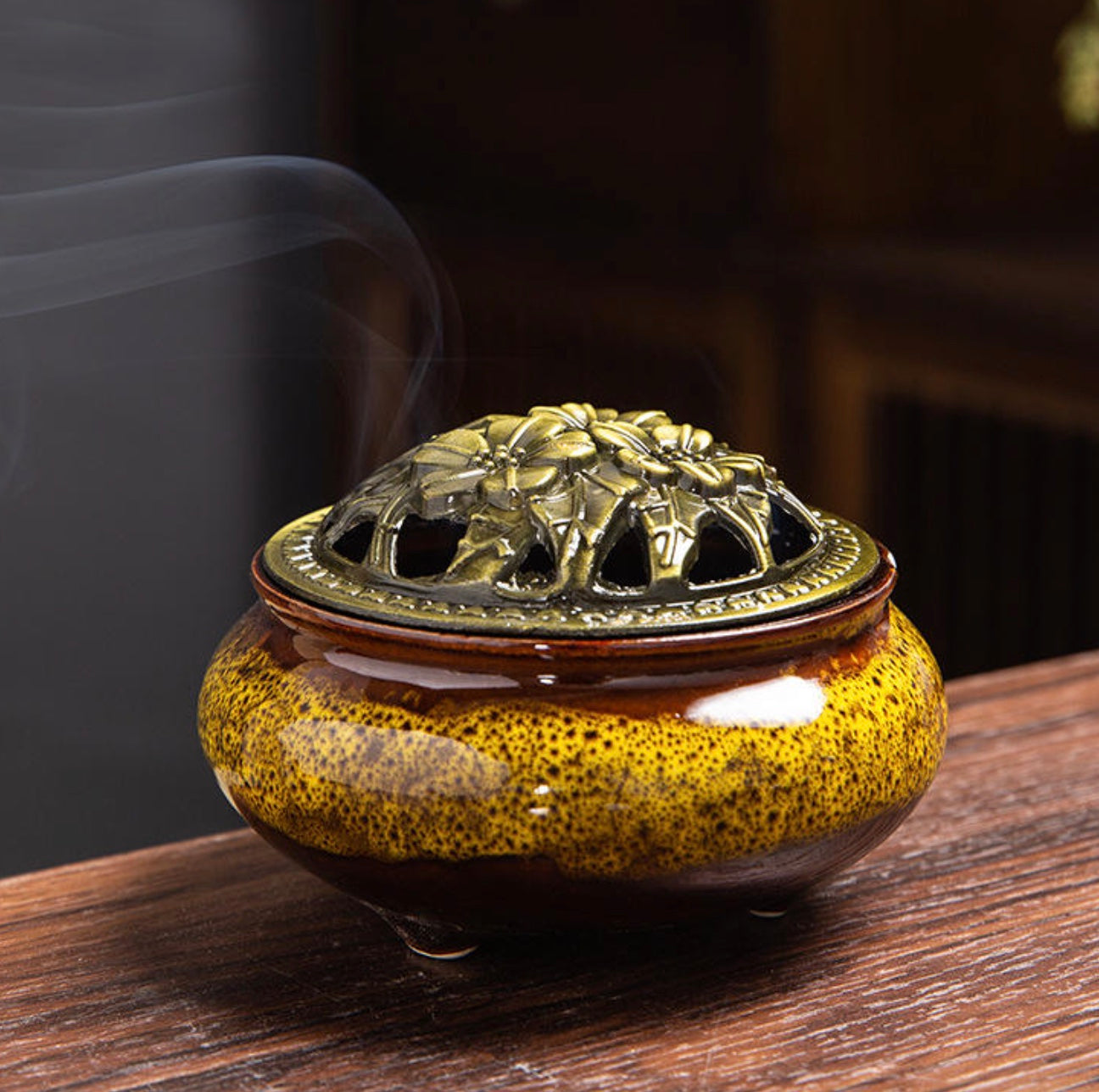 Wholesale Portable Ceramic Sandalwood Incense Burner