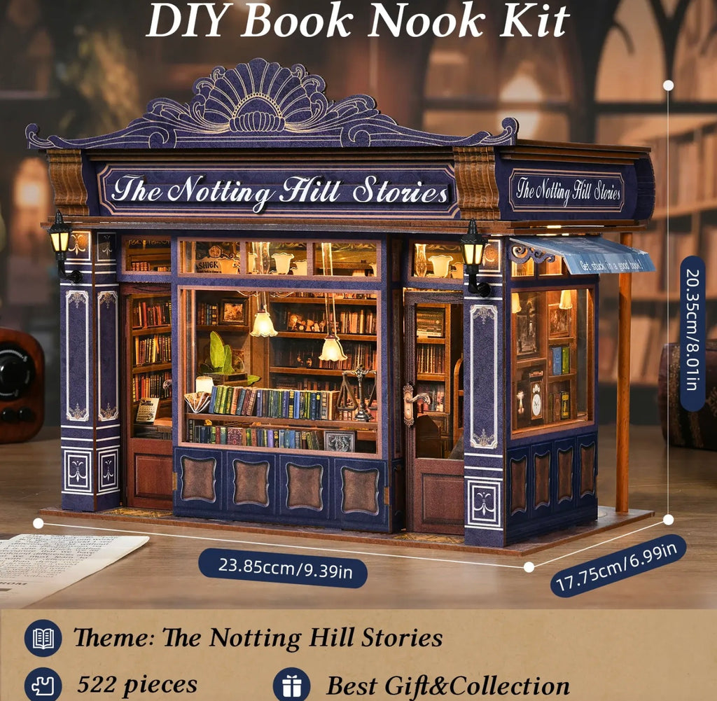 Luxury Notting Hill Bookstore DIY Book Nook
