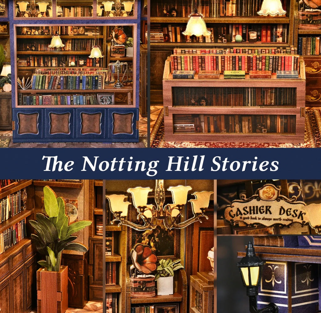 Luxury Notting Hill Bookstore DIY Book Nook